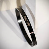 Black Classic Personalised Bracelet