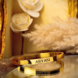 Gold Classic Personalised Bracelet
