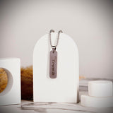 Silver Personalised Rectangle Locket