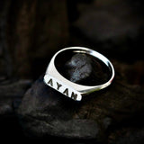 Silver Etch Ring