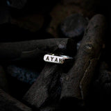 Silver Etch Ring