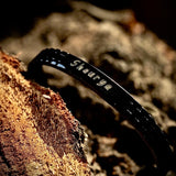 Black C-Belt Cuff