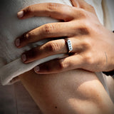 Silver Etch Ring